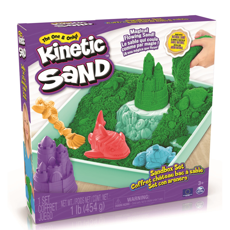 SPIN Kinetic Sand zest.piaskownica zielony 6067479