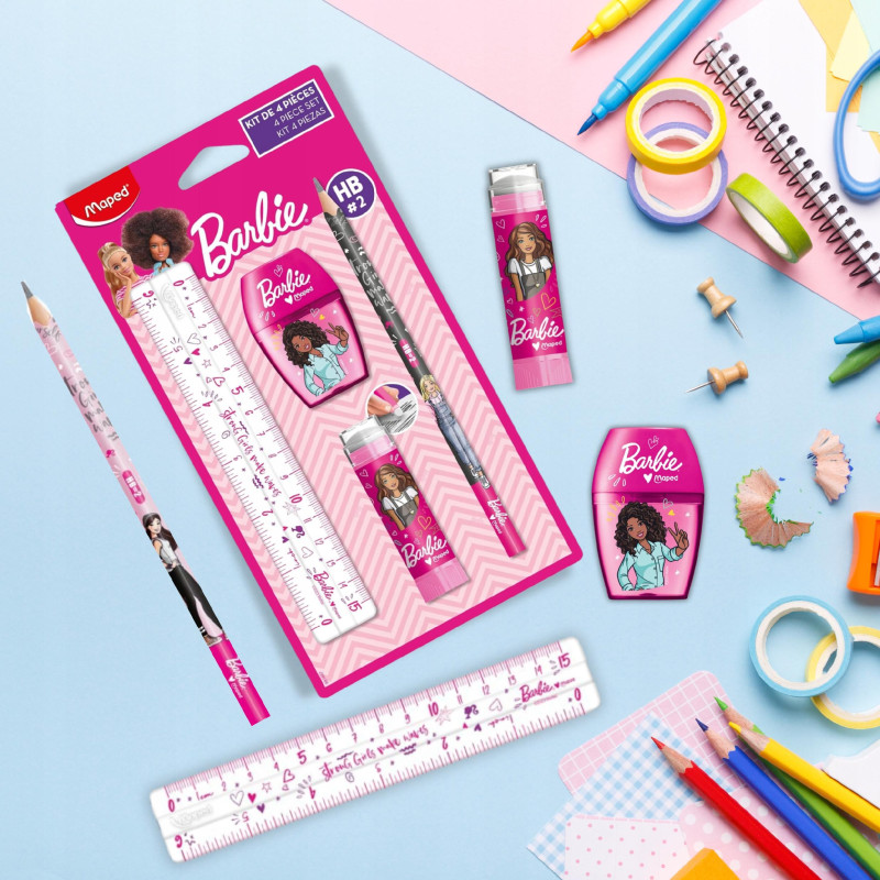  Barbie zestaw art.szkolnych 4el 981867