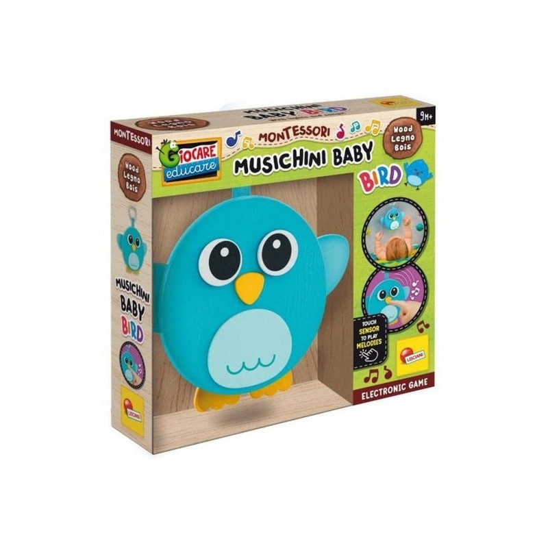 Lisciani Montes.Wood Muzyczny ptaszek 105434