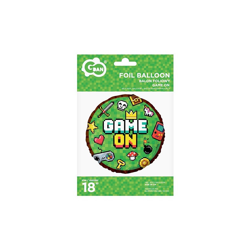 Balon foliowy 18" Game On PF-BFGO 48237