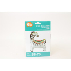 Balon foliowy Zebra 58x73cm BF-HZEB 84150