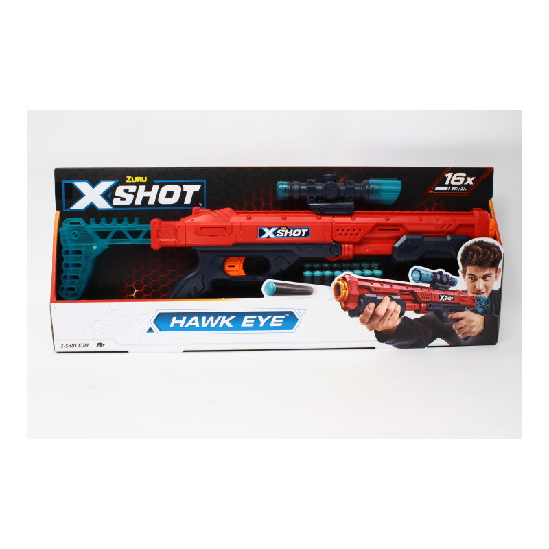 ZURU X-SHOT Hawk Eye 16strz wyrzutnia 36435 22041