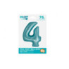 Balon fol Smart Cyfra4 j.niebmat76cm CH-SJN4 58915