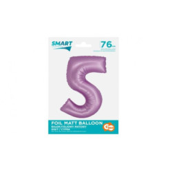 Balon fol Smart Cyfra5 lawendmat76cm CH-SLW5 58755