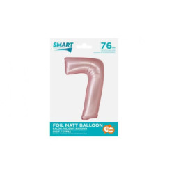 Balon fol Smart Cyfra7 j.róż mat76cm CH-SJR7 59158