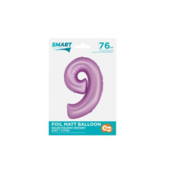 Balon fol Smart Cyfra9 lawendmat76cm CH-SLW9 58830