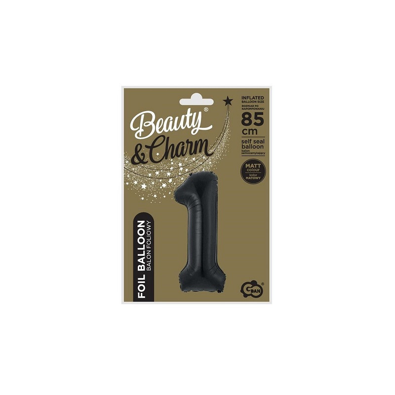 Balon folia B_C Cyfra1 matczarn.85cm CH-B8C1 88929