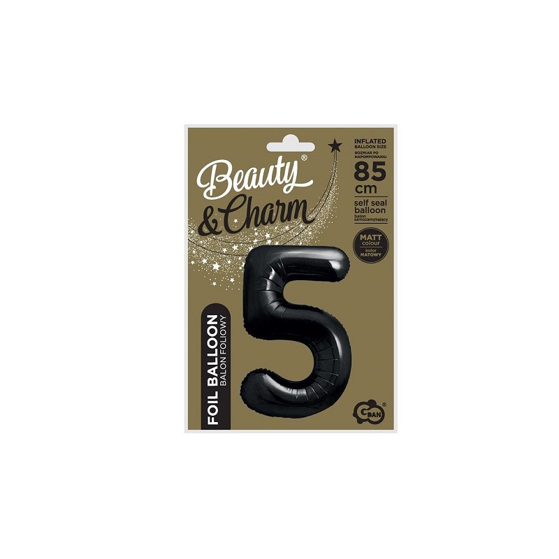 Balon folia B_C Cyfra5 matczarn.85cm CH-B8C5 89001