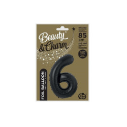 Balon folia B_C Cyfra6 matczarn.85cm CH-B8C6 89025