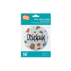 Balon foliowy 18" Dziękuję kol.groch FG-ODKG 73598