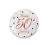 Balon foliowy 18" Happy50Bday biały FG-O50B 55754