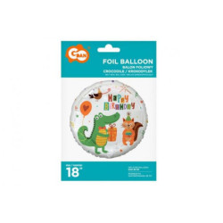 Balon foliowy 18" Krokodylek z prez.FG-OBKP 49272