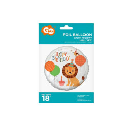 Balon foliowy 18" Lew HappyB-day FG-OBLW 49234