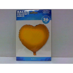 Balon foliowy 18" Serce złote FG-S36ZL 32696