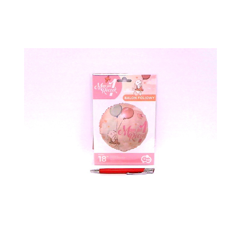 Balon foliowy 18"Mam1RoczekKróliczek FG-O1KR 28932
