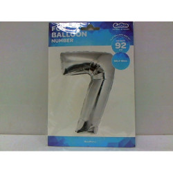 Balon foliowy B_C Cyfra7 sreb.92cm FG-S85S7 40370