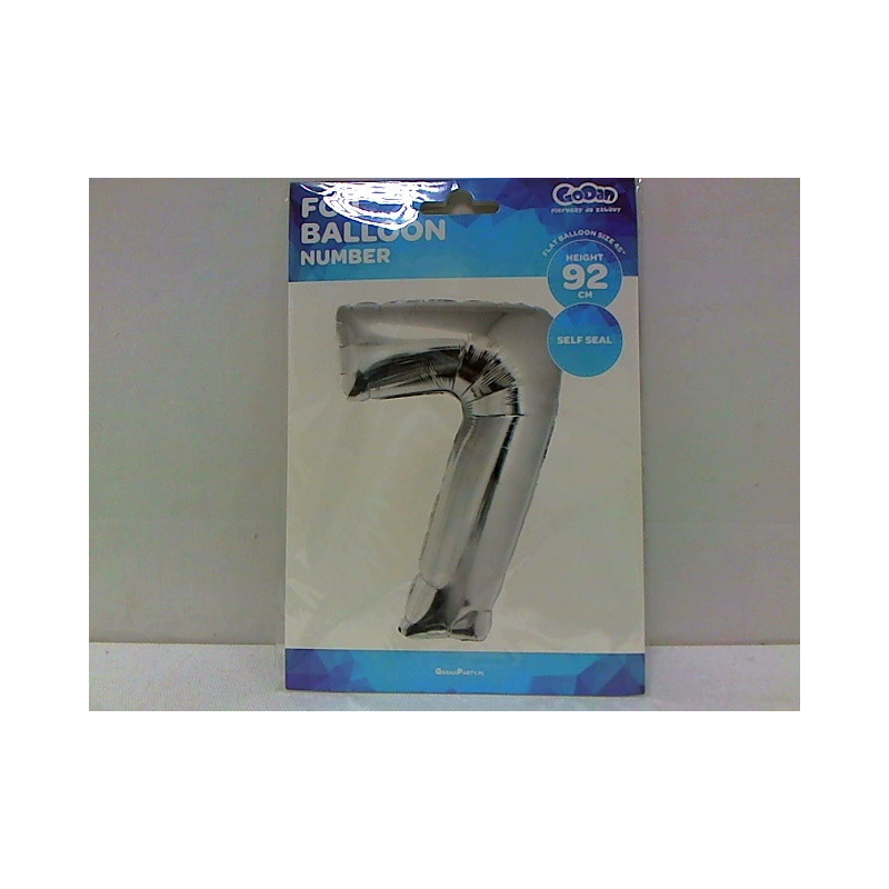 Balon foliowy B_C Cyfra7 sreb.92cm FG-S85S7 40370