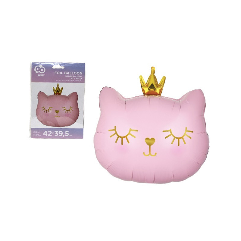 Balon foliowy Kotek 42x39,5cm PF-BFKS 64329