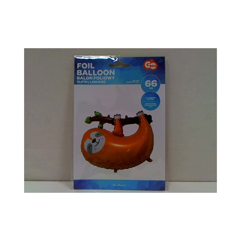 Balon foliowy Leniwiec 79cm brązowy BF-HLNB 27096