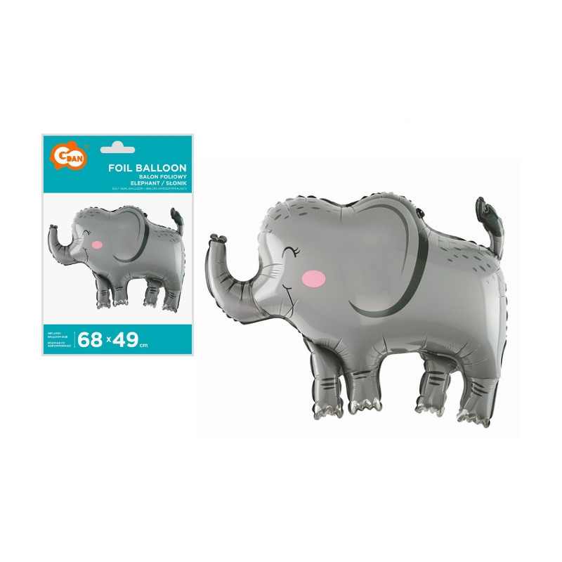 Balon foliowy Słonik 68x49cm BF-HSLO 85850