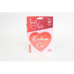 Balon fol 18" Kocham Cię czerw serce FG-SKCC 65913