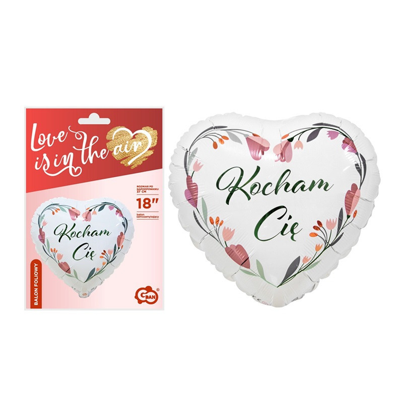 Balon fol 18" Kocham Cię FG-SKCB 65890