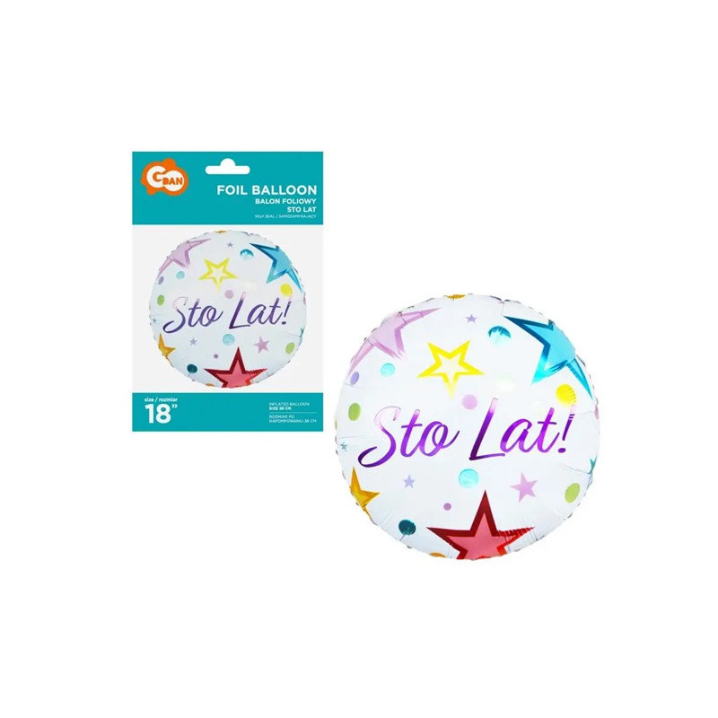 Balon foliowy 18" Sto Lat FG-ODSL 21544