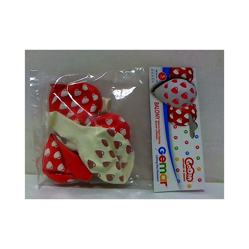 Balony 12" Prem.Serduszka A5 GS110/P198 18227