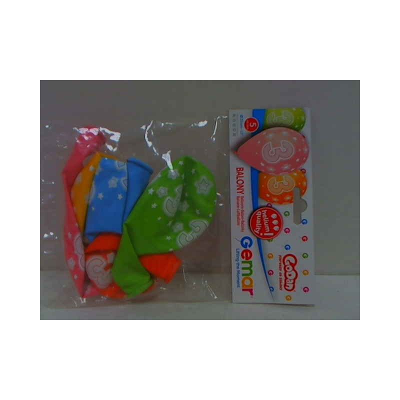 Balony Prem.Hel 13" z nadr "3" A5 GS120/3 21944