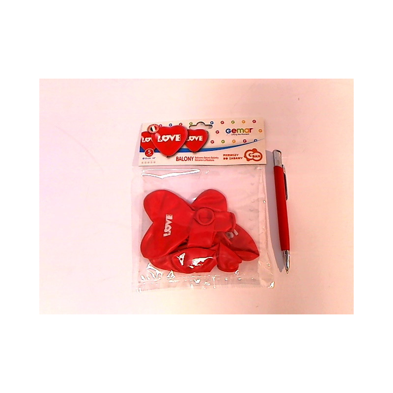 Balony Prem.Love serca A5 CRS/P149 07993