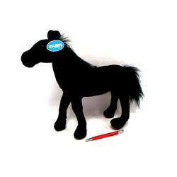 Koń czarny 36cm 16511
