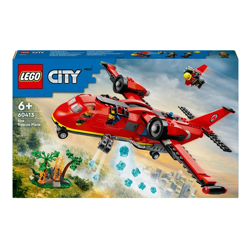  LEGO CITY Strażacki samolot ratunkowy 60413