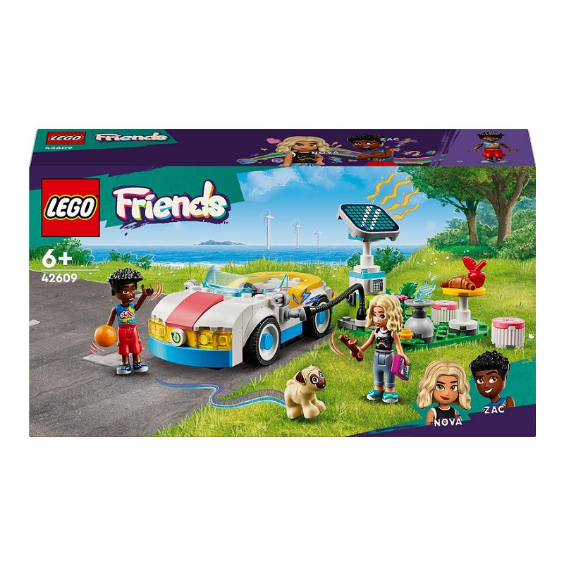 LEGO FRIENDS Samochód el.i stacja ładuj.42609