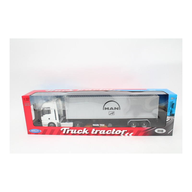 WELLY 1:32 truck z przyczepą Man TGX 26510