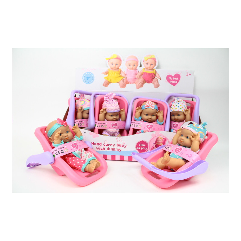 Lalka w nosidelku 1szt 1315134 51342