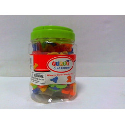 Literki magnetyczne w słoju 78szt G1585 30276