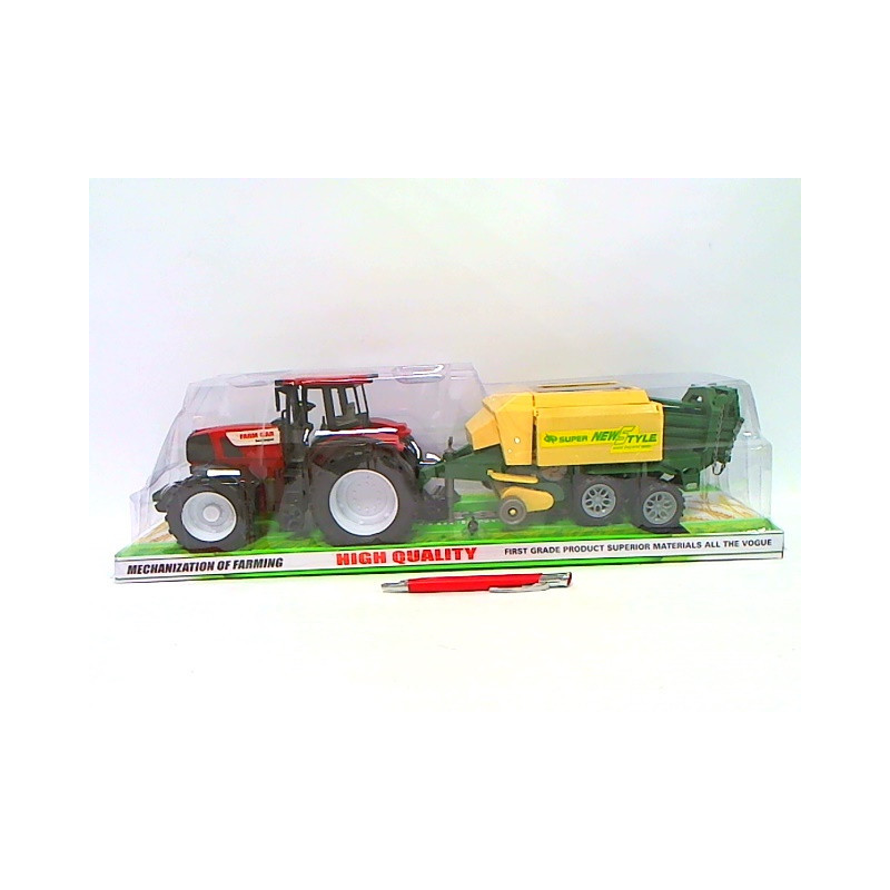 Traktor z maszyną pod kloszem 1207694 76943