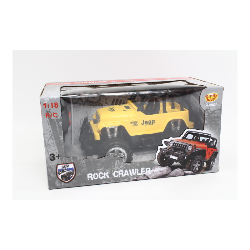 Auto RockCrawler RC żółte SmilyPlay SP83972