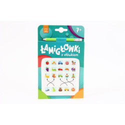 Łamigłówki z ołówkiem 7+ Książeczka turkus...33769