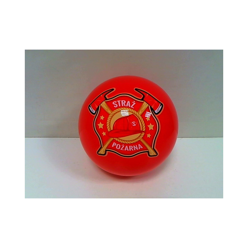 Piłka PVC 230mm Straż pożarna 134319