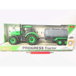 Traktor Progress inerc+przyczepa cyst.ziel 91567