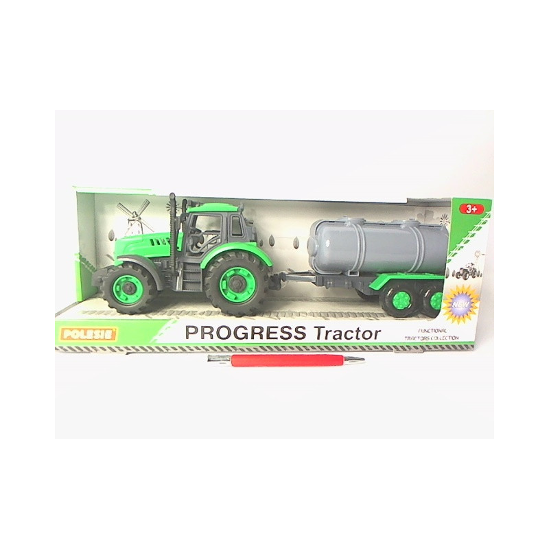 Traktor Progress inerc+przyczepa cyst.ziel 91567