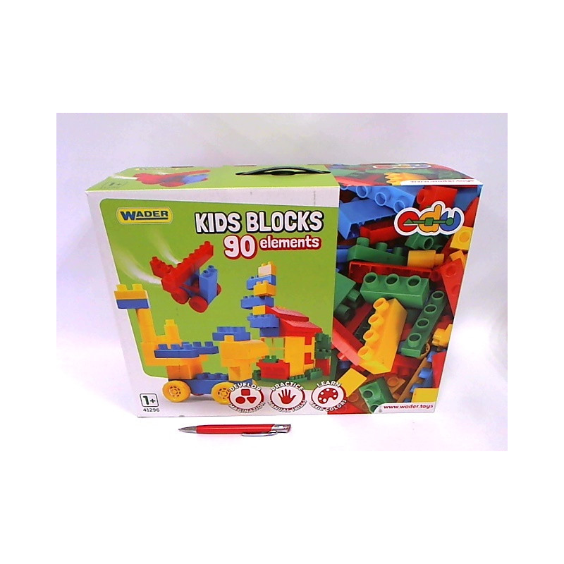 WADER Kids Blocks klocki 90el 41296 12965