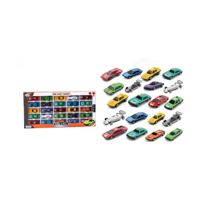  Autka metalowe 25szt LA-295 00616