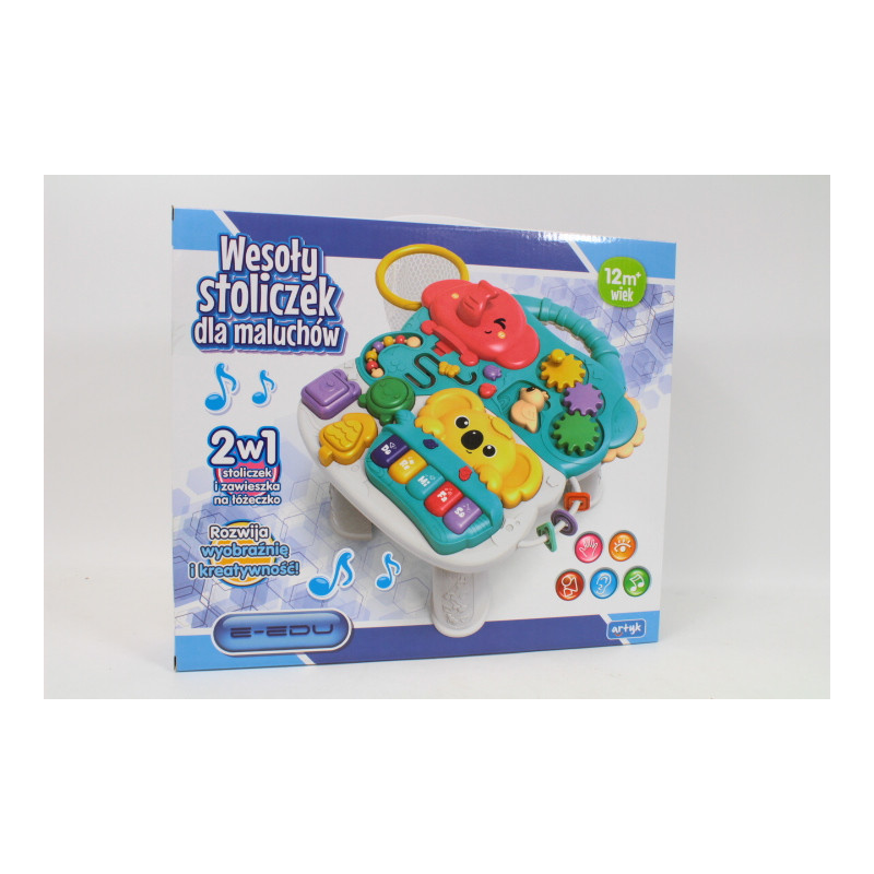 Wesoły stoliczek d/maluchów e-edu 164880