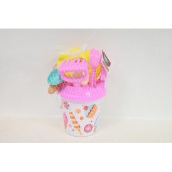 Zestaw do piasku lody biały sportox kids 137686