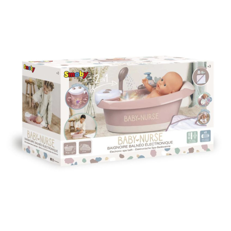 SMOBY Baby Nurse wanienka z hydromasażem 220368