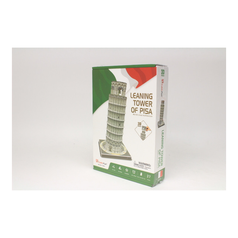 Cubic Fun puzzle 3D Krzywa wieża w Pizzie 02415