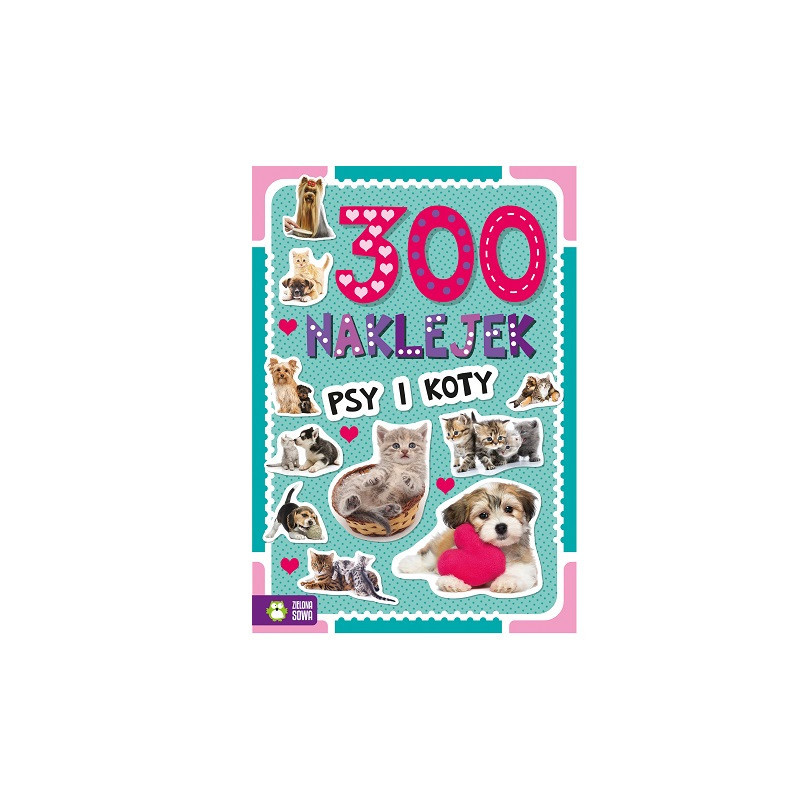 300 naklejek Psy i koty w2 91574