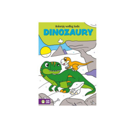 Koloruję według kodu Dinozaury 93981